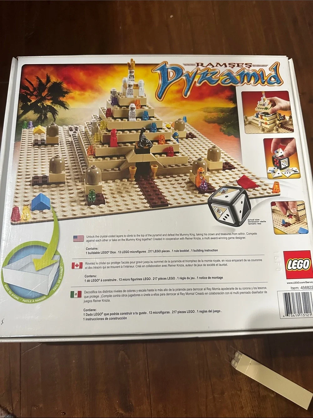 LEGO Games Ramses Pyramid 3843 2009 Incomplete Parts